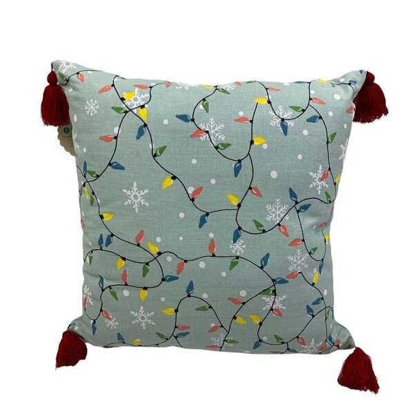 The Pioneer Woman Decorative Holiday Throw Pillow Western Cowboy Boot 18" x 18" - Picture 3 of 8